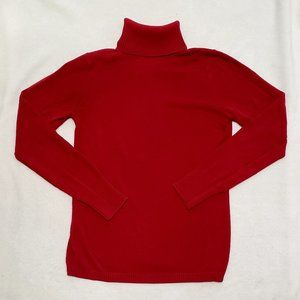 Vintage Gap Turtleneck Sweater in Red, Size S